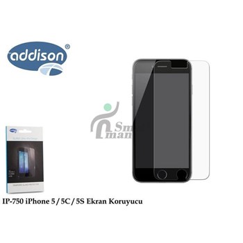 Addıson Ip-750 Iphone 5-5S Tempered Glass Cam