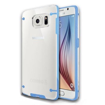 Microsonic Samsung Galaxy Note 5 Kılıf Hybrid Transparant Mavi