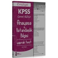 Kpss Genel Kültür Anayasa Ve Vatandaşlık Bilgisi 2016 (ISBN: 9786059843287)