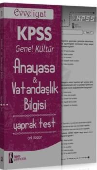 Kpss Genel Kültür Anayasa Ve Vatandaşlık Bilgisi 2016 (ISBN: 9786059843287)