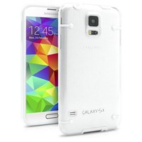 Microsonic Hybrid Transparant Samsung Galaxy S5 Kılıf Beyaz