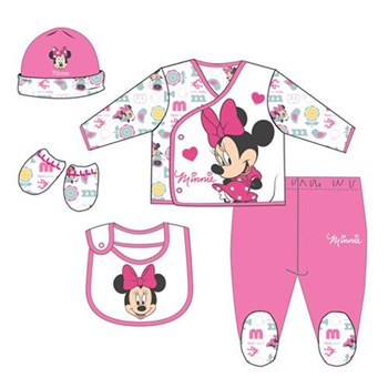 MINNIE MOUSE Mn4427 Kız Bebek 5'li Hastane Çıkış Seti Pembe 21242214