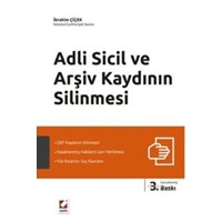 Adli Sicil ve Arşiv Kaydının Silinmesi (ISBN: 9789750223884)