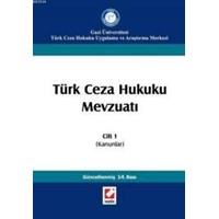 Türk Ceza Hukuku Mevzuatı Cilt:1 (ISBN: 9789750233128)