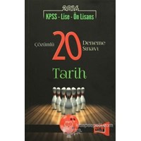 2016 KPSS - Lise - Önlisans Çözümlü 20 Deneme Sınavı Tarih (ISBN: 9786051574066)