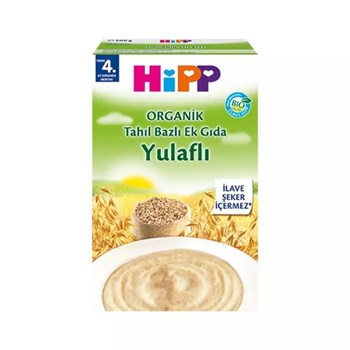 Hipp 4+ Ay Organik Yulaflı Tahıl Bazlı 200 gr Ek Gıda