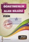 KPSS Öğretmenlik Alan Bilgisi Fizik Çözümlü 10 Deneme (2013)