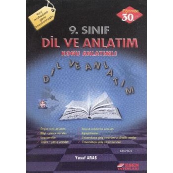 Esen 9. Sınıf Dil ve Anlatım Konu Anlatımlı (ISBN: 9786055559359)