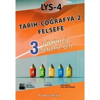 Palme LYS 4 Tarih Coğrafya 2 Felsefe 3 Çözümlü Deneme 2015 (ISBN: 9786053553632)