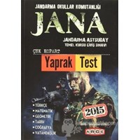 Arge JANA Jandarma Astsubay Temel Kursu Giriş Sınavı Çek Kopart Yaprak Test (2015) (ISBN: 9786051573441)