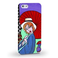 Biggdesign Şemsiyeli Kız Iphone 5/5S Kapak