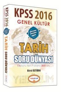 KPSS Genel Kültür Tarih Soru Dünyası Yediiklim Yayınları 2016 (ISBN: 9786059866897)