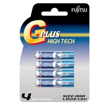 Fujitsu G Plus AAA LR03 Alkaline İnce Kalem Pil 4Lü Blister
