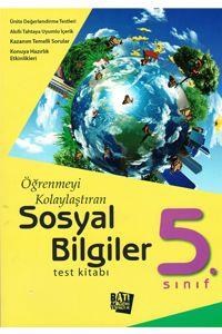 5.Sınıf Sosyal Bilgiler Test Kitabı Batı Akademi Yayınları (ISBN: 9786054542666)