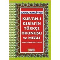 Kur'an-ı Kerim'in Türkçe Okunuşu ve Meali (Ciltli-Rahle Boy-Şamua-Kuran-203) (ISBN: 9786054833399)