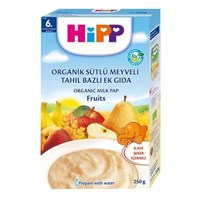 Hipp Organik Sütlü Meyveli Tahıl Bazlı Ek Gıda 250gr