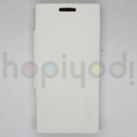 Sony Xperia U ST25i Kılıf Flip Cover Beyaz