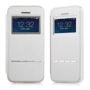 Microsonic Sensor View Cover Delux Kapaklı Iphone 5s Kılıf Beyaz