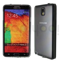 Samsung Galaxy Note3 Şeffaf Silikonlu Kapak - Kılıf