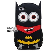 iPhone 5 Kılıf Silikon Süper Kahramanlar 3D Batman