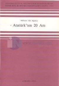 Atatürk\'ten 20 Anı (ISBN: 9789751602329)