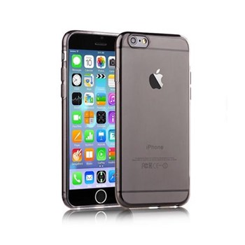 Microsonic Slim Transparent Soft iPhone 6 Plus (5.5'') kılıf Siyah