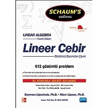 Lineer Cebir (ISBN: 9786051335216)