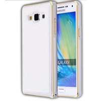 Microsonic Derili Metal Delüx Samsung Galaxy E5 Kılıf Beyaz