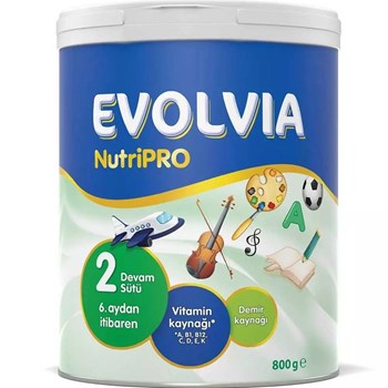 Evolvia Nutripro 2 6+ Ay 6x400 gr Çoklu Paket Bebek Devam Sütü