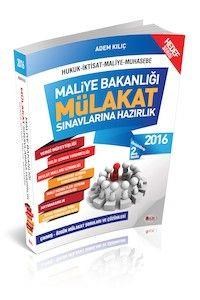 Maliye Bakanlığı Hedef Serisi Mülakat Sınavlarına Hazırlık Soru Bankası Hür Yayınları 2016 (ISBN: 9786059855020)