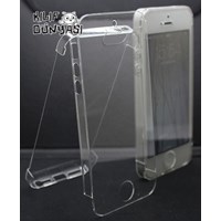 iPhone 5S Kılıf Tam Şeffaf Ön-Arka Kristal Kapak