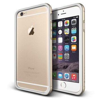 Verus iPhone 6 Plus Case Iron Bumper Series Kılıf - Renk : White Gold