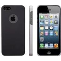 C304 Hole Hard Shell Case iPhone 5 Uyumlu Koruyucu Kılıf Siyah