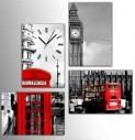 Tictac Design 4 Parçalı Tablo Saat - Londra Bigben