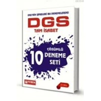 DGS Tam Isabet Çözümlü 10 Deneme (ISBN: 9786055043094)