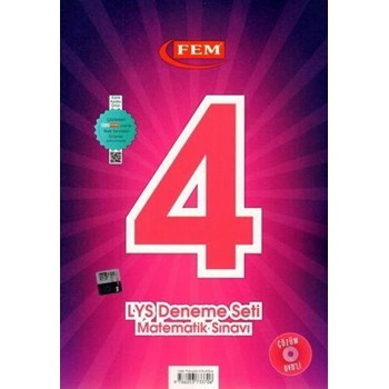 Fem LYS Matematik 4 Deneme Seti Çözüm DVD'li (ISBN: 9786053733706)