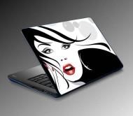 Kız laptop sticker
