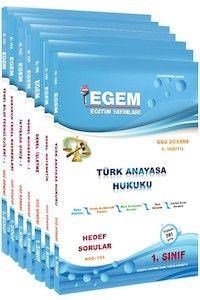 1.Sınıf 1.Yarıyıl Maliye Bölümü Hedef Sorular Set (Kod 104) Egem Yayınları (ISBN: 8680440591645)
