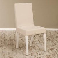 Sanal Mobilya Helen Demonte Sandalye Beyaz Krem (Düz Zemin) V-319 30250852