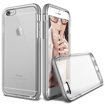 Verus iPhone 6S Crystal Bumper Series Kılıf - Renk : Light Silver