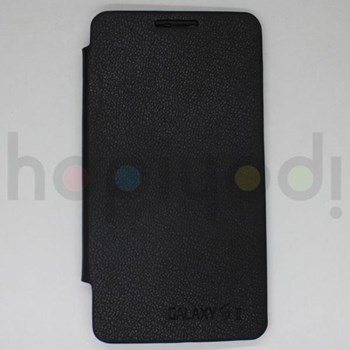 Samsung Galaxy S2 i9100 Kılıf Flip Cover Siyah