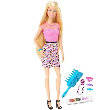 Mattel Barbie Gökkuşağı Renkli Saçlar