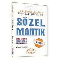 Tüm Sınavlar İçin Sözel Mantık Kitabı Yediiklim Yayınları 2016 (ISBN: 9786059866903)
