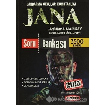 Arge JANA Jandarma Astsubay Temel Kursu Giriş Sınavı (ISBN: 9786051573434)