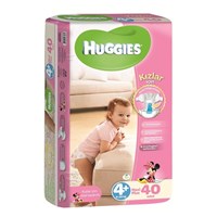 Huggies Jumbo Maxi Plus Kız 4+ Beden 40'Lı Bebek Bezi