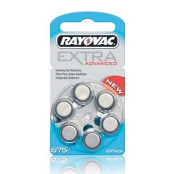 Rayovac Extra 675 Numara Kulaklık Pili 6lı