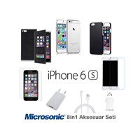 Microsonic iPhone 6s Kılıf & Aksesuar Seti 8in1