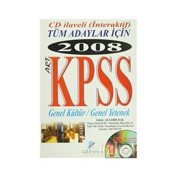 2008 Art KPSS Genel Kültür - Genel Yetenek - Adil Yoltay (3990000015686)