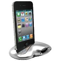 iSuppli Nautilus iPhone ve iPod Hoparlörlü Dock Standı Gümüş
