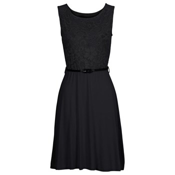 BODYFLIRT Dantelli penye elbise - Siyah 20084072